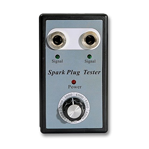 VXSCAN Car Spark Plug Tester with Adjustable Double Hole Detector Ignition Plug Analyzer for 11mm Spark Plug