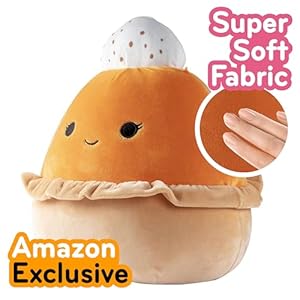 Squishmallows original 10 inch torize the easter holiday pie official jazwares plush collectible soft squishy dessert food stuffed animal toy gift for kids girls boys  urban country home decor
