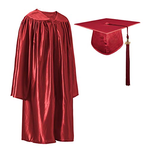 GraduatePro Shiny Kindergarten Graduation Cap and Gown Tassel Set with 2019/2020 Year CharmSet