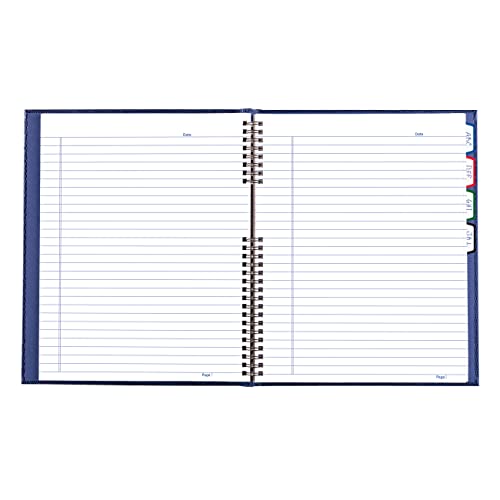 Libreta Blueline NotePro sistema de indexación de 150 páginas azul índigo A10150.BLU 6