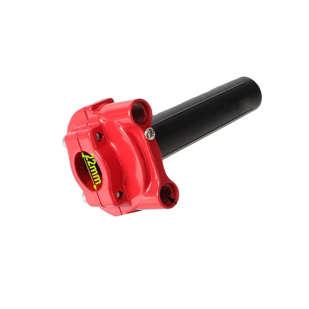Lenker Handgriff Motorrad-Dirtbike-Griff 7/8" (22 mm) mit Doppelzug-Gasgriff, ATV-Motocross-Gummigriff