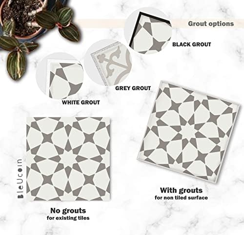 Miniatura 3 de Pacific - Calcomanías para azulejos de cola de milano, autoadhesivas, para cocina y baño, resistente al agua y extraíbles, para cambio de imagen