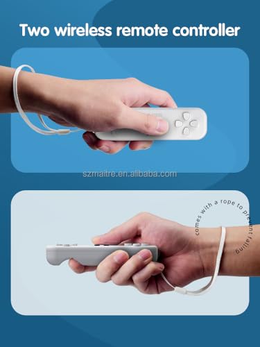 New World Y2 Fit Motion Gaming Console , Retro Video Game Stick Somatosensory Console ,TV Game Console with 2.4G Wireless Gamepad Support HD Output- Motion Play 5 41jrrXmQN3L
