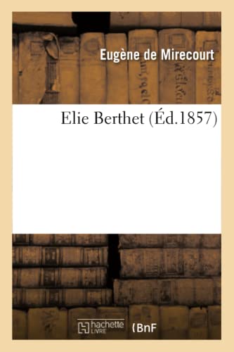Elie Berthet (Litterature) (French Edition)