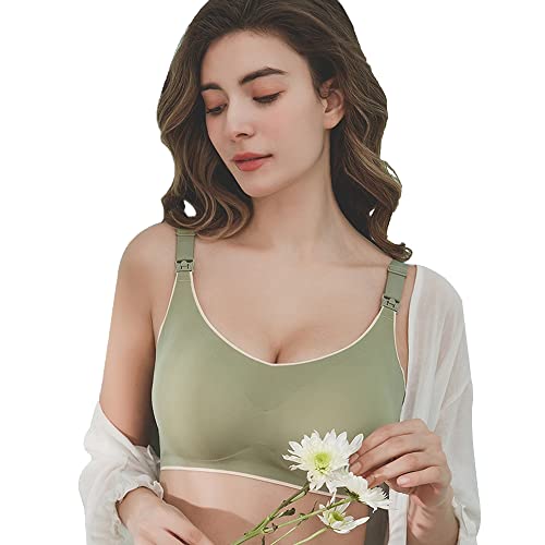 Soutien-gorge d'allaitement WENJUN vert XL pour éviter les douleurs sans fil