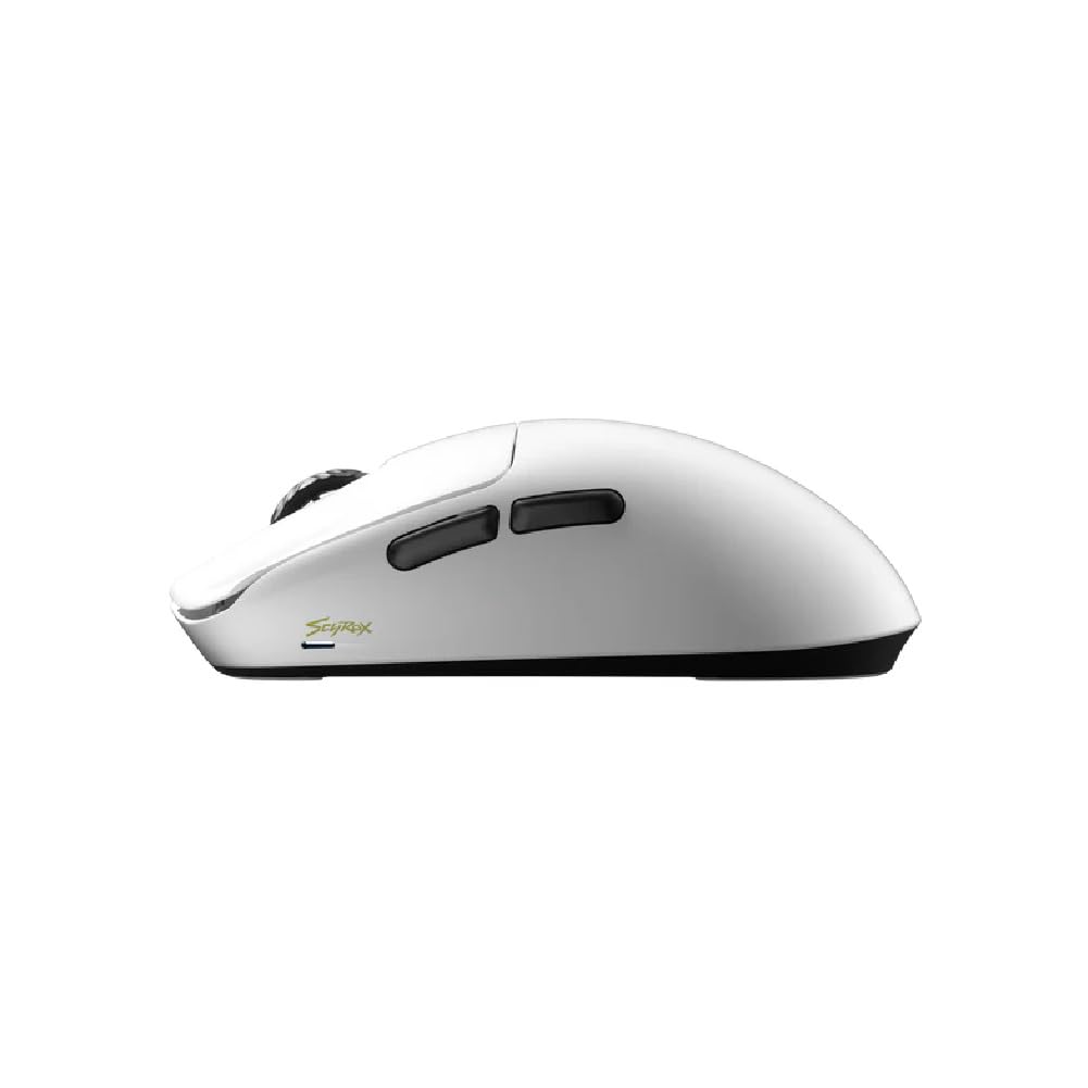 SCYROX V6 軽量 ワイヤレスゲーミングマウス 40g Pixart 3950センサー 8k ドングル同梱済み kailhスイッチ版【日本正規代理店保証】 (ホワイト) - 2
