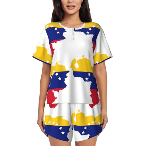 Pyjama Venezuela femme short anti-frottement avec poches confort