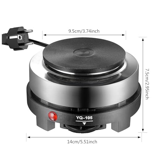 Mini Plaque De Cuisson Électrique Portable 220V 500W - Plaque Chauffante Pour Thé Café Cuisine – Image 3