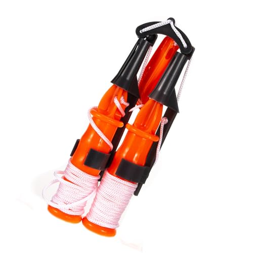 Wilgure Robusto rompehielos de aleaciones con peso ligero y correa de transporte para facilitar el transporte durante las actividades al aire libre, supervivencia de invierno