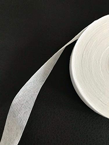 Slantastoffe Weißes Nahtband 10mm x 100m