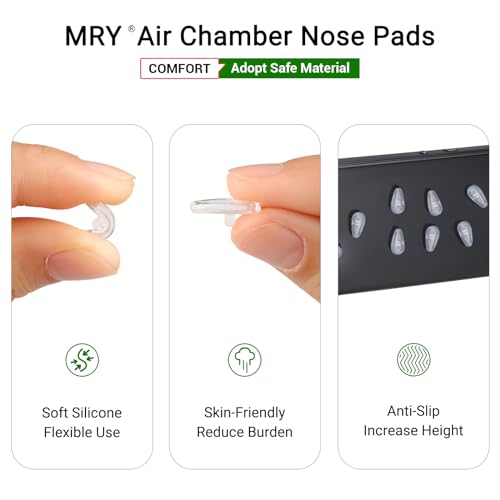 Mryok Replacement Nosepiece Nosepad for Oakley Fuller OX3227 Eyeglass, 1 Pair - Image 3