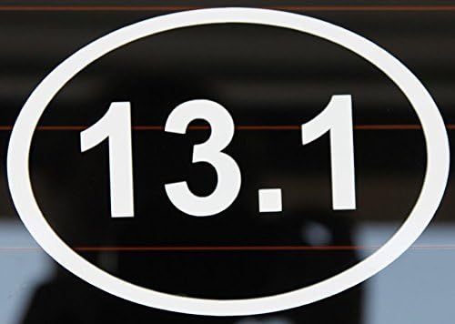 CMI NI302 13.1 Vinyl Sticker (White) | Half-Marathon Decal | Premium Quality Vinyl Decal