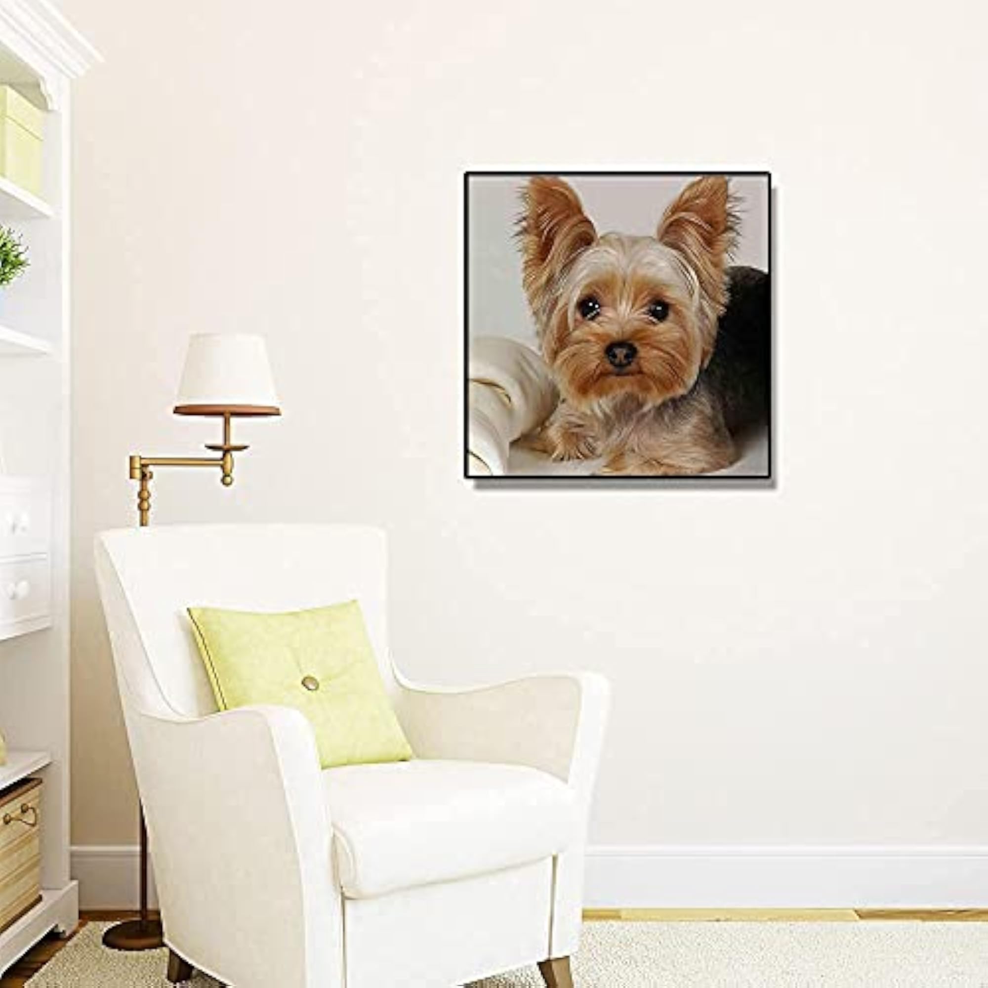5D DIY Diamond Painting Yorkie Full Round Drill