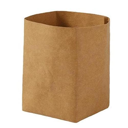 Washable Kraft Paper Storage Bags of Fruit Vegetable Garlic Onion Plant Flower Pot Bag Basket Home Storage Bags