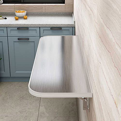 Table pliante murale inox pour en finir avec le manque de place