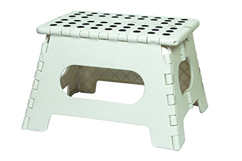 Preisvergleich Produktbild Gravidus praktischer Klapphocker aus Kunststoff (Weiß)