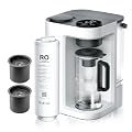 Bluevua RO100ROPOT-Lite(UV) Countertop Reverse Osmosis Water Filter System, White, with Dual-Pack Remineralization Filters, Bundle