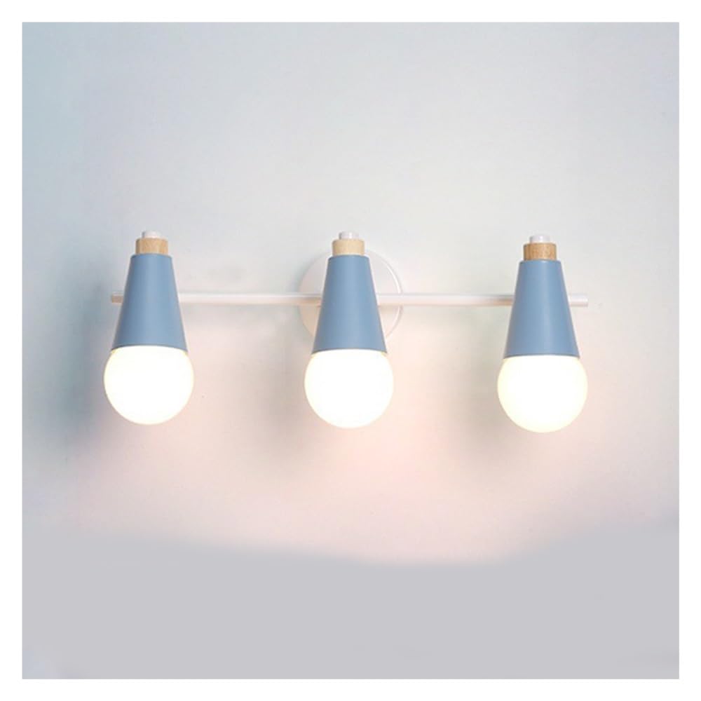 HXYSXHJUO Modern Lamp Shade Wall Lamps & Sconces Nordic 3-Light Study Mount Lighting Light Fixtures E26/E27 Base for Bedroom Living Room Corridor Home Decor