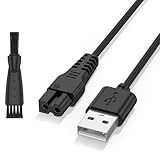 Meliya USB Charger for oneisall Low Noise Dog Clippers, 3.3ft Replacement Charging Cord for oneisall Dog Paw Trimmer, for SUPRENT Hair Clippers, Small Cat Grooming Clippers