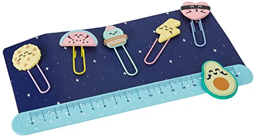 Mr. Wonderful Astuccio con clip con personaggi +