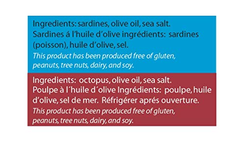 Matiz Sardines And Octopus Pulpo In Olive Oil (Variety Pack Of 5) #TOP2