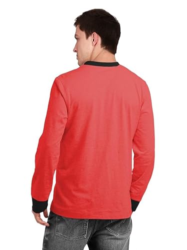 Image of fanideaz Men's Cotton Full Sleeve Henley T Shirts for Men