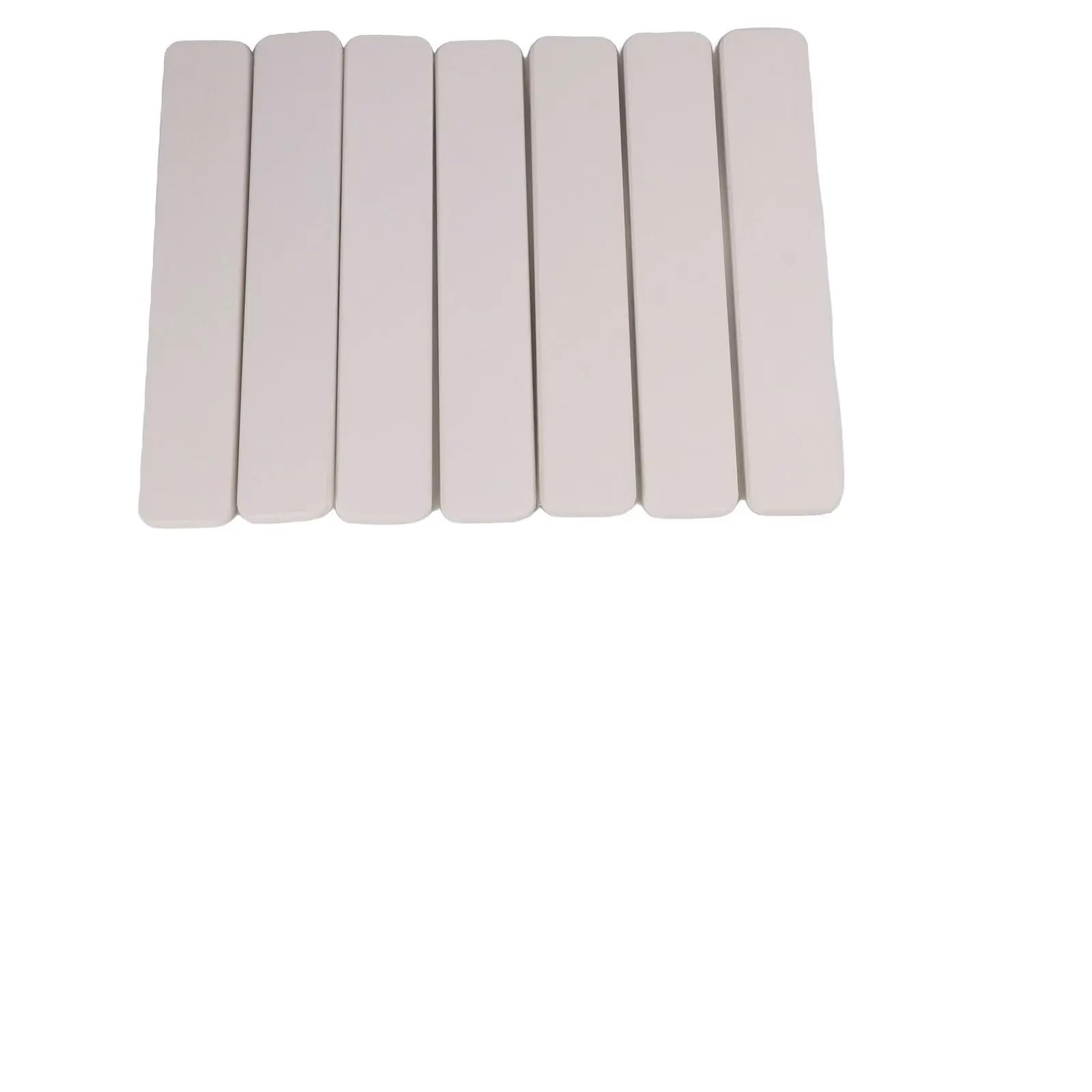 1 Tapis égouttoir à Vaisselle Absorbant, Format Soucoupe, Design Peu encombrant for Maintenir Les soupes Chaudes et Autres Plats pour Cuisine(White)