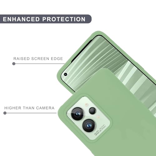 Image of SPRIG Compatible with Oppo Realme GT 2 Pro Premium SilkTone Back Cover Drop Tested Shock Proof Mobile Case for Men, Women, Boys and Girls with Camera Protection (Mint Green)