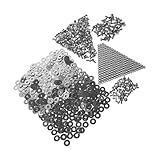 Cabilock 10 ensembles Kit de Boulons et Écrous Acier Inox de Vis de Fixation pour Véhicu...