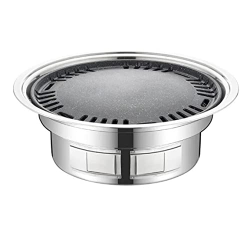 Barbecue charbon portable en acier inoxydable pliable pour camping