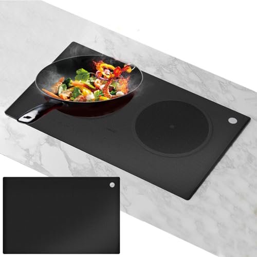 54 * 90 cm Gran placa de inducción Esterilla protectora de silicona Inducción Esterilla protectora de inducción Esterilla de protección resistente al calor almohadilla de silicona para cocina de