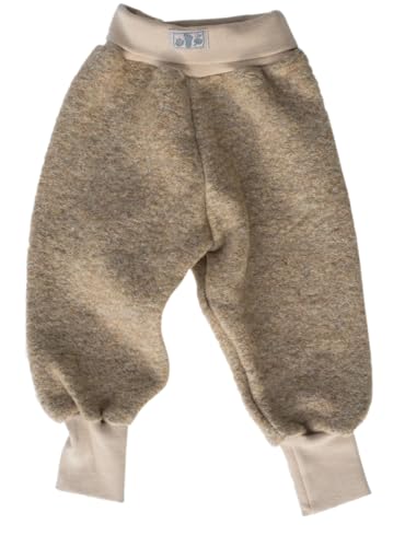 Pantalon feutre de laine thermorégulateur à taille haute souple