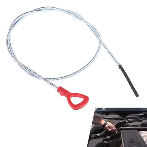 Prywog 1 PC Transmission Oil Level Dipstick, Automotive Maintenance Oil Dipstick, 1220 mm/48 Inches Car Engine Oil Dipstick, Compatible with 140589152100 Mercedes Benz (Red)