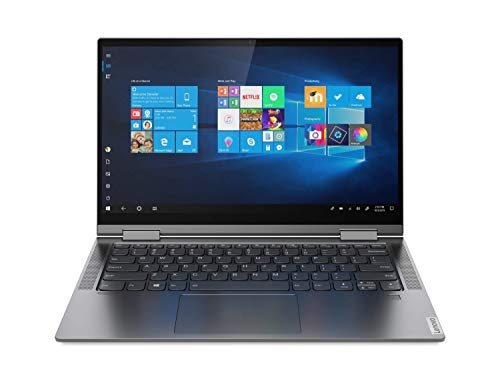 Lenovo Yoga C740 - Portátil convertible 14' FullHD (Intel Core i7-10510U, 8GB RAM, 512GB SSD, Intel UHD Graphics, Windows10), Gris - Teclado QWERTY español