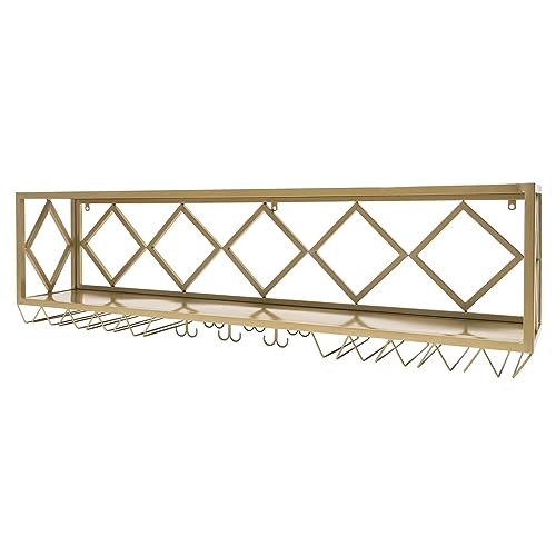 Soporte para botellas de vino dorado 150 cm miniatura 3