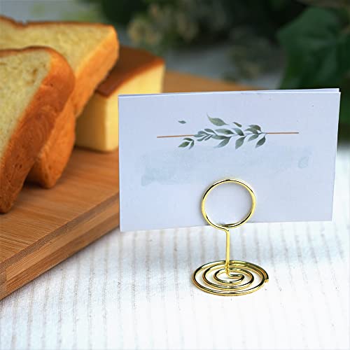 image for Jofefe 20pcs Mini Place Card Holders, Cute Table Number Holders, Class