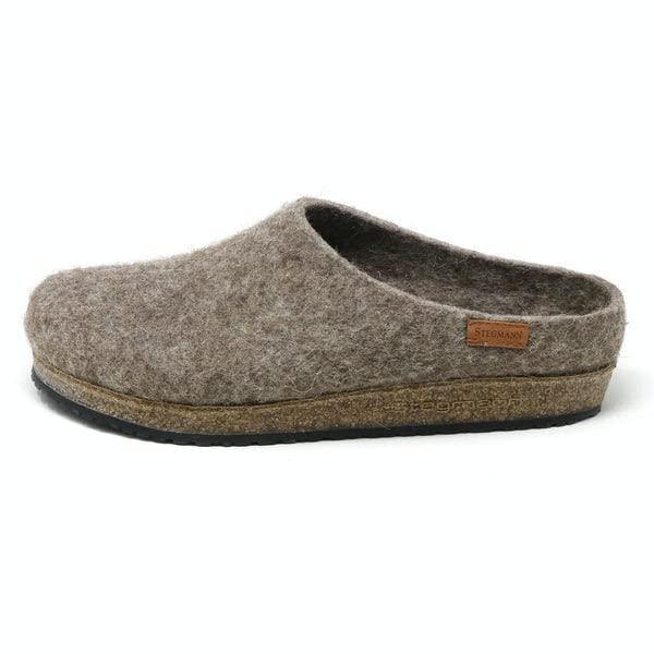 Stegmann Womens Eco Clog - Sustainable Wool with Cork Sole