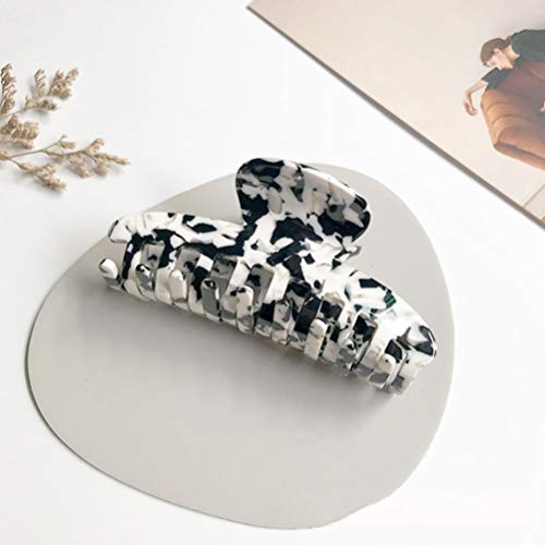 PrestizOOM – Prendedores de cabelo em acrílico para garra de tartaruga, prendedor de banana francês,