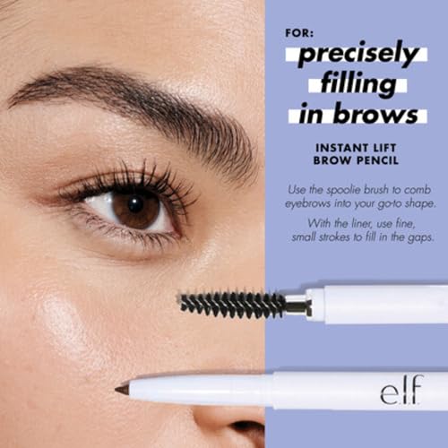 image for e.l.f. Instant Lift Brow Pencil, Dual-Ended Precision Brow Pencils For