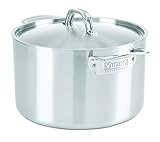 Viking Professional 5-Ply Stainless Steel Stockpot with Lid, 8 Quart