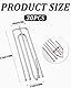 QLEUIFT Curtain Hooks, Stainless Steel Curtain Hooks, Curtain Hooks with 4 prongs, Curtain pleater Hooks, Metal Shower Curtain Hooks for Window Curtains, Door Curtains and Shower Curtains, Pack of 30