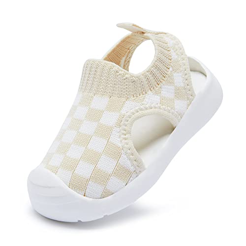 Bmcitybm Baby Boys Girls Sandals Summer Shoes Non-Slip 6 9 12 18 24 Months Camel Size 6-12 Months Infant #TOP13