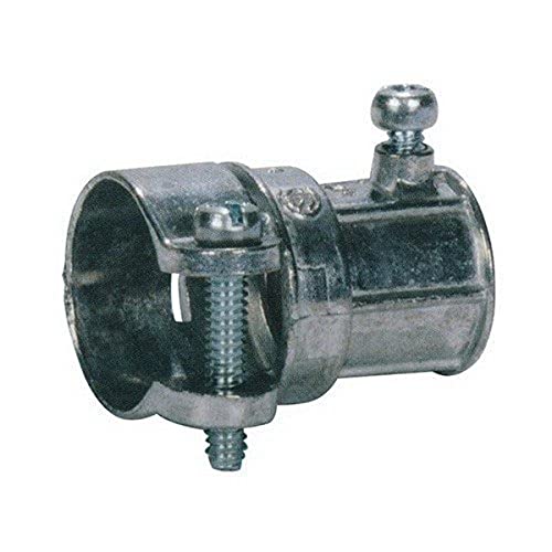Morris 15417 EMT to Flex Combination Coupling, Squeeze Type, Zinc Die Cast, 3/4
