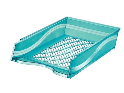 bene Briefkorb/60100 blautransparen blau transparent DIN A4-C4