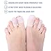 Keroius 6 Pairs Silicone Toe Caps Hammer Toes Covers Flexible Stop Toe Pain Toe Guards Soft Toe Protectors for Women Men Toe Sleeves for Corns Blisters Calluses