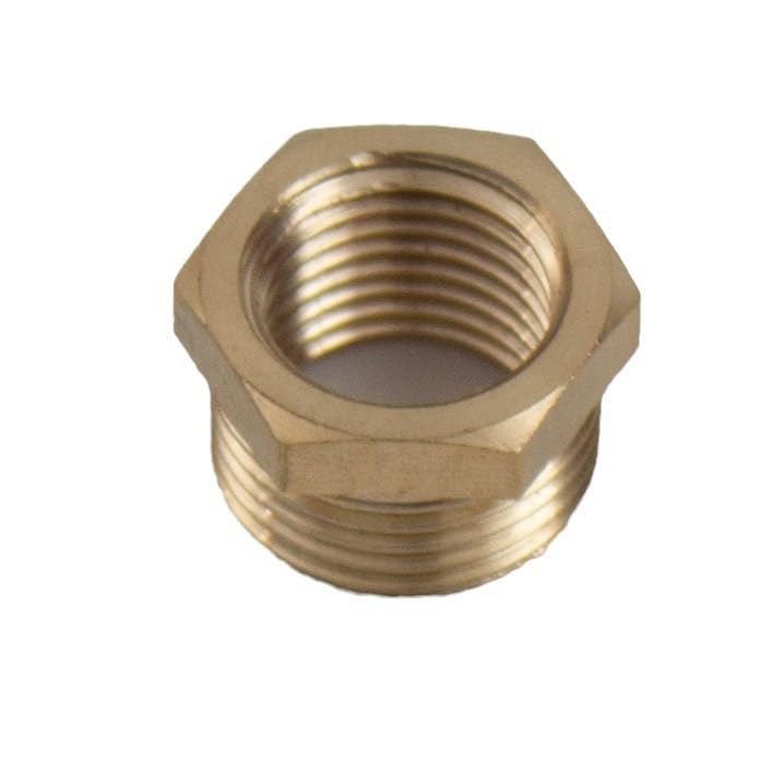 1 pieza latón reductor 1 en 3/4 pulgadas,Interior 17 mm reducción rosca-conexión,Doble nippel 3/4 pulgadas AG/IG reducción,Reductor hembra macho, para la conversión de tuberías