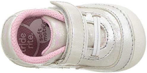 Stride Rite Baby-Girl's Soft Motion Jazzy Sneaker, Champagne, 3 Infant | Image 4