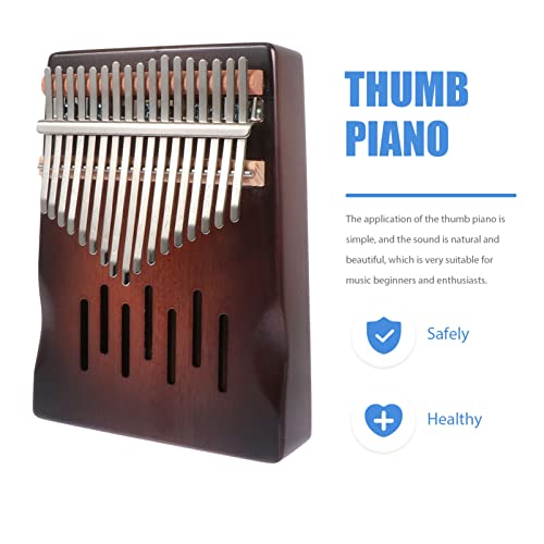 BIENKA Piano à pouce Kalimba en bois portable : instruments de musique en acajou for débutants, facile à apprendre, mini… - Les Beatles, Paul McCartney, John Lennon, RIngo Starr, George Harrison BIENKA Piano à pouce Kalimba en bois portable : instruments de musique en acajou for débutants, facile à apprendre, mini… – Image 4