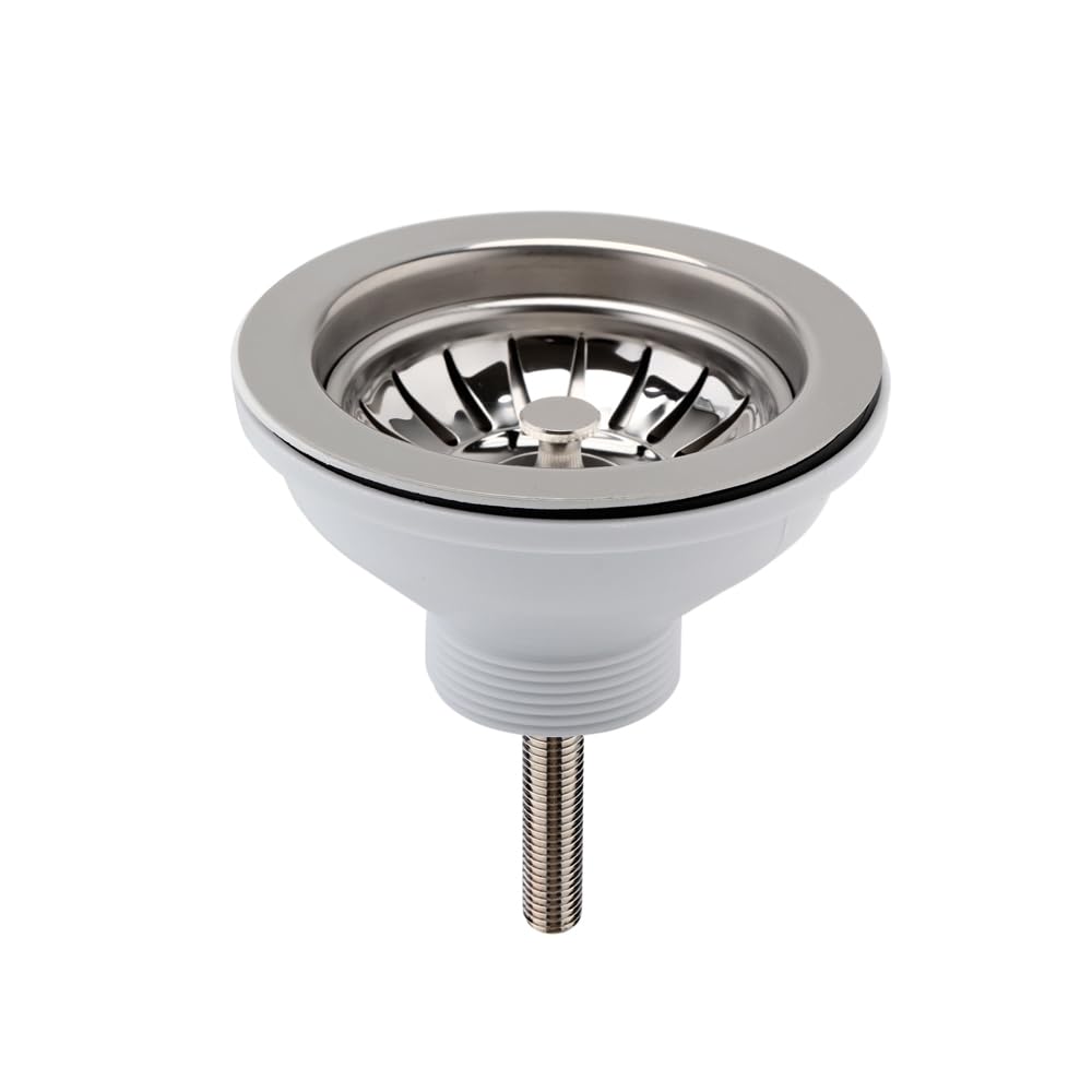 Milano Kitchen Sink Basket Strainer Waste - Chrome