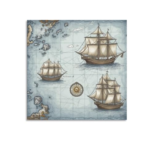 Toile murale abstraite 60x60 cm pour salon et décoration intérieure moderne